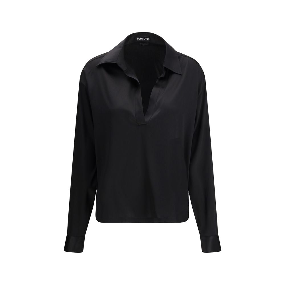 Tom Ford Black Silk Dress Shirt