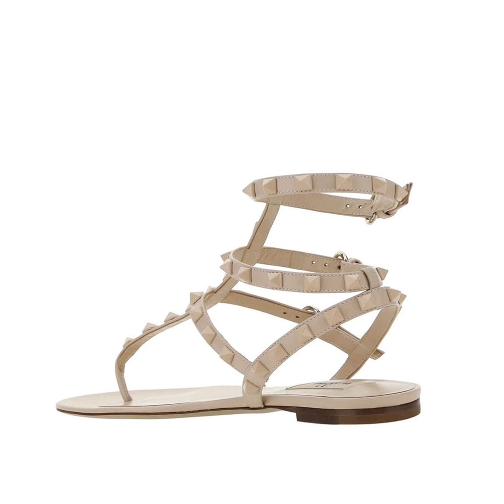 Valentino Garavani Multicolor Calfskin Strap-On Sandals