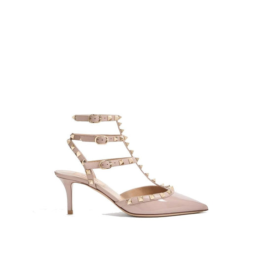 Valentino Garavani Beige Calfskin Platform Pumps