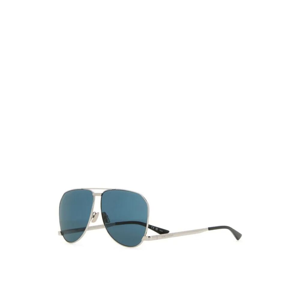Saint Laurent Silver Metal Sunglasses