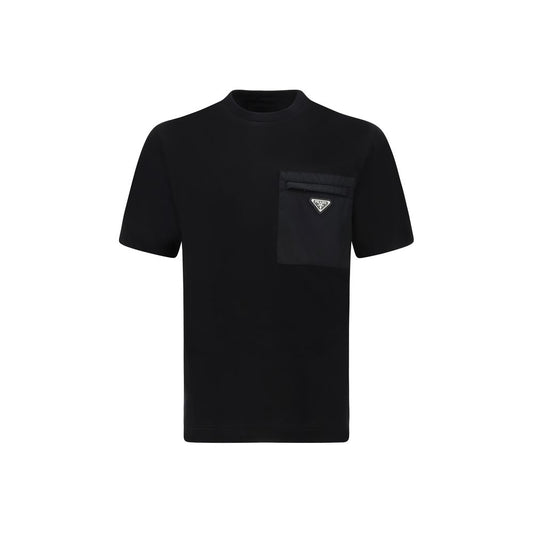 Prada Black Cotton T-Shirt