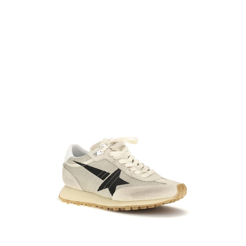 Golden Goose Beige Polyamide Athletic Sneakers