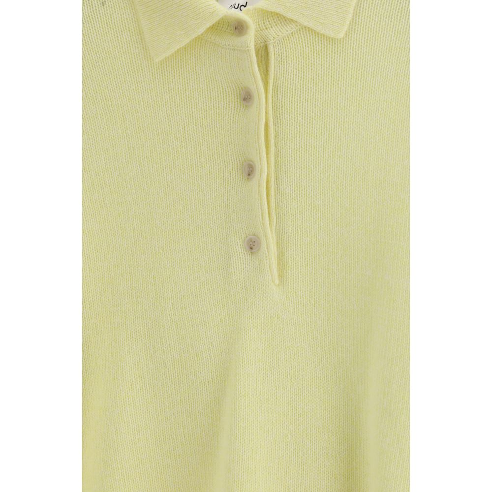 Allude Multicolor Cashmere Polo Shirt