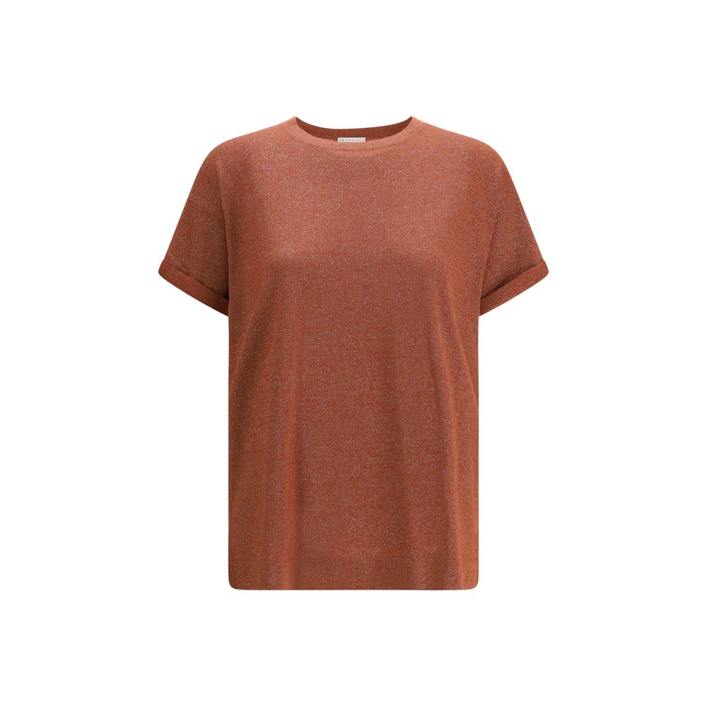 Brunello Cucinelli Red Nylon T-Shirt