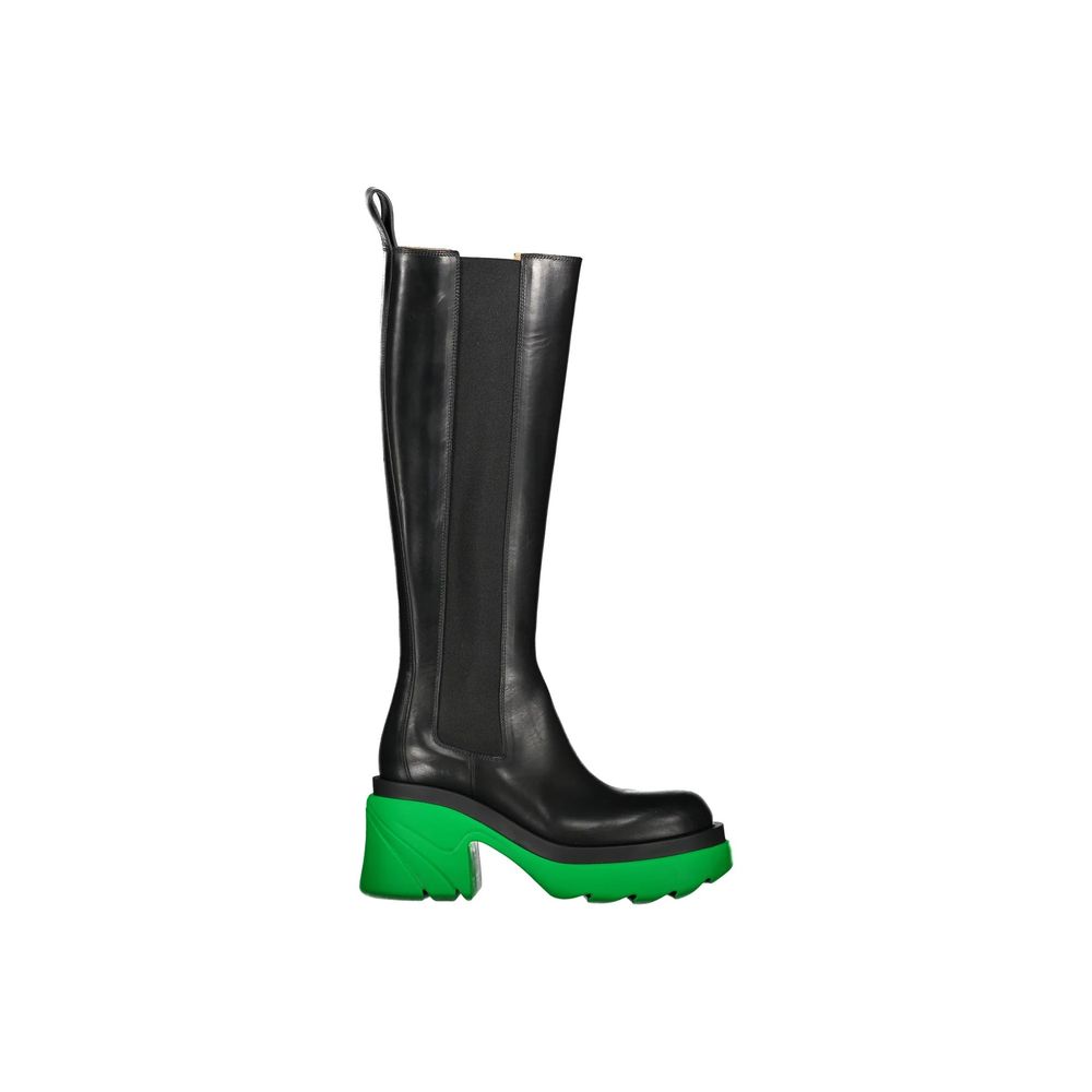 Bottega Veneta Black Leather Boots