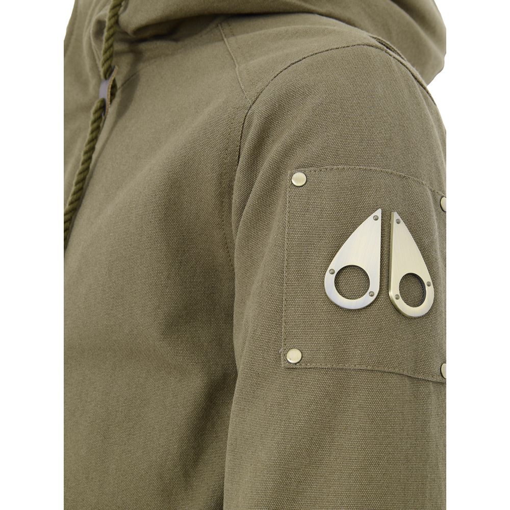 Moose Knuckles Green Cotton Parka