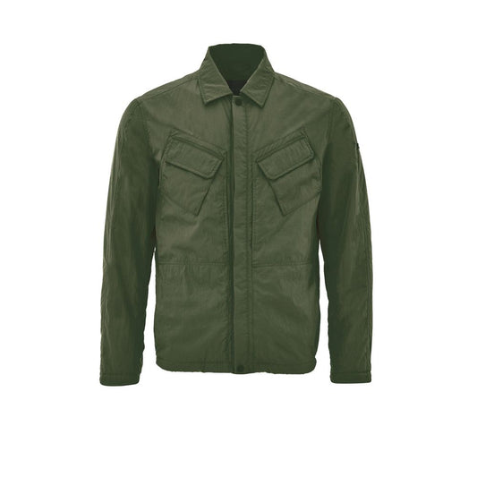 Paul & Shark Green Polyester Coat