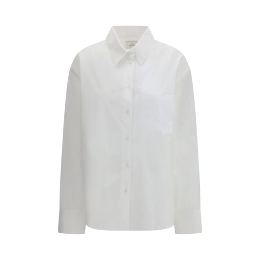 Loulou De Saison White Cotton Dress Shirt