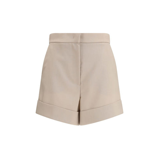 Max Mara Bicolor Wool Oves Aries Bermuda Shorts