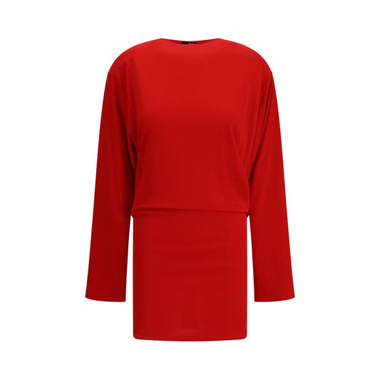 Jacquemus Red Viscose Cocktail Dress