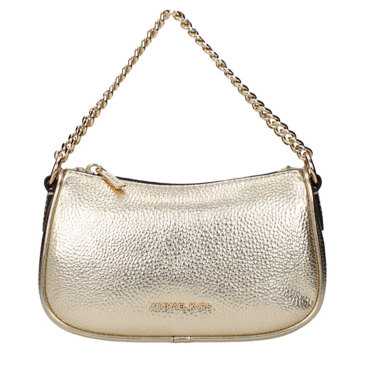 Michael Kors Gold Leather Handbag