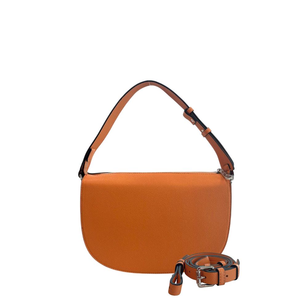 Twinset Orange Polyurethane Women Shoulder Bag
