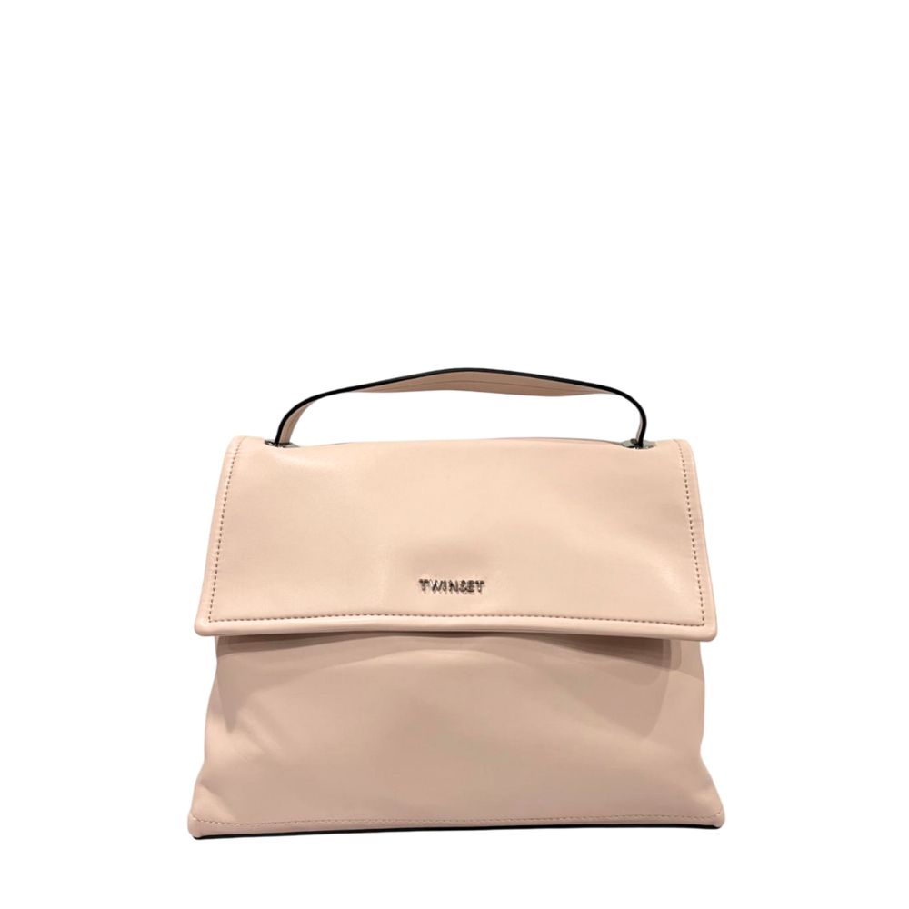 Twinset Pink PU Women Handbag