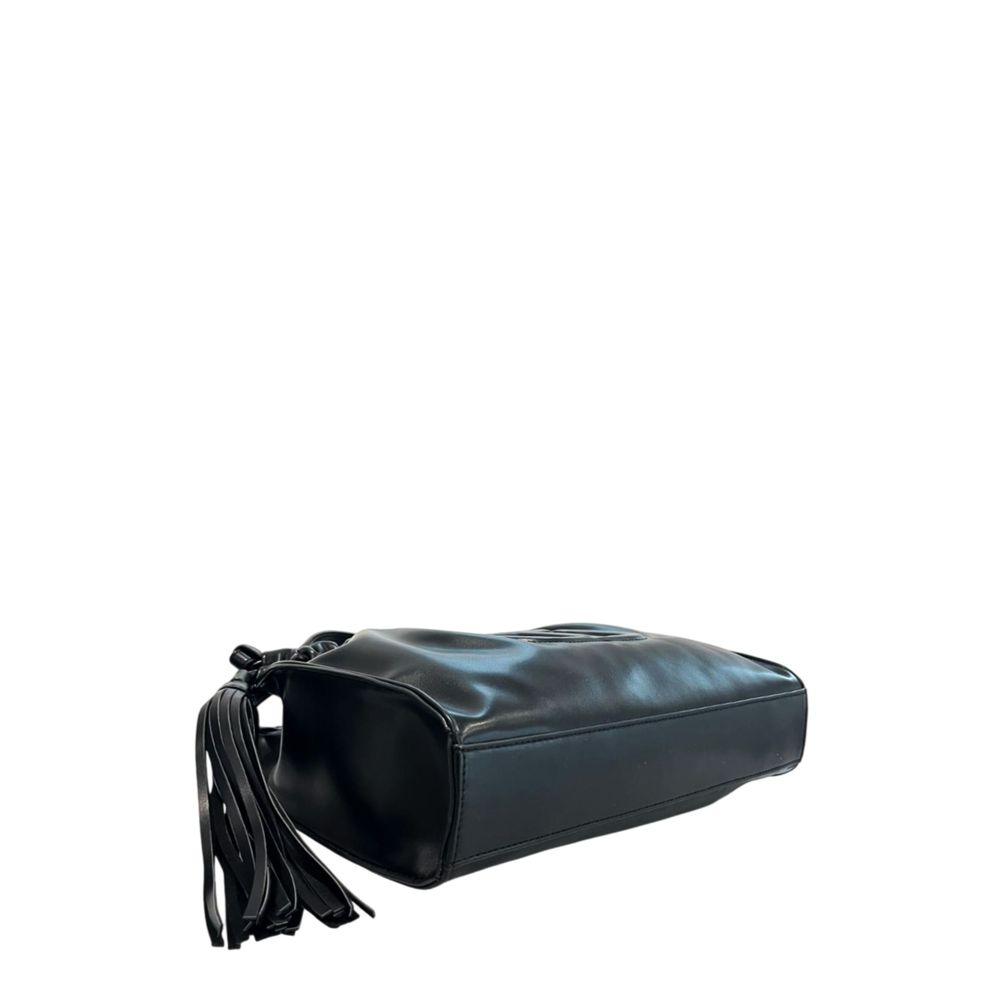 Twinset Black PU Women Shoulder Bag