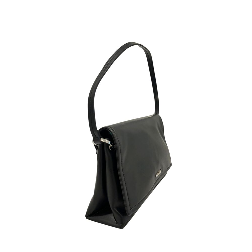 Twinset Black PU Women Shoulder Bag