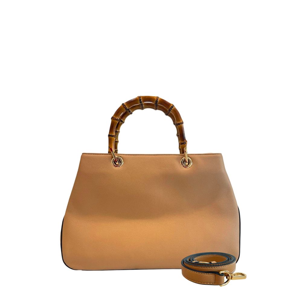 Twinset Brown PU Women Handbag