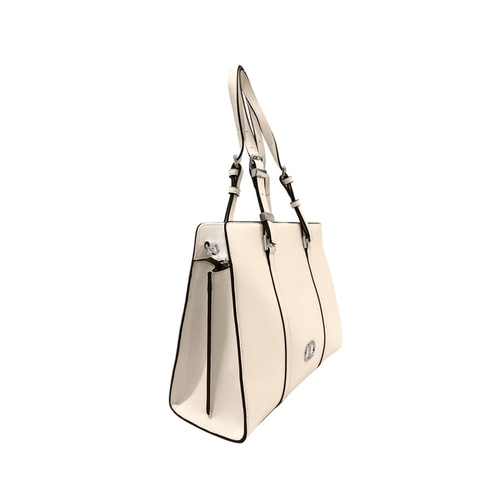 Twinset White PU Women Shoulder Bag