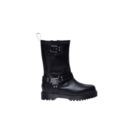 Dr. Martens Black Leather Lace-Up Boots