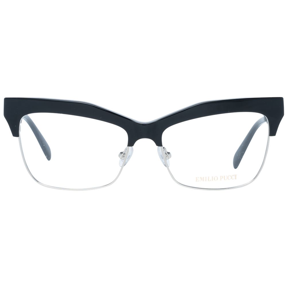 Emilio Pucci Black Metal & Plastic Glasses (Frames)