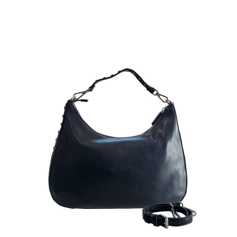 Twinset Black PU Women Shoulder Bag