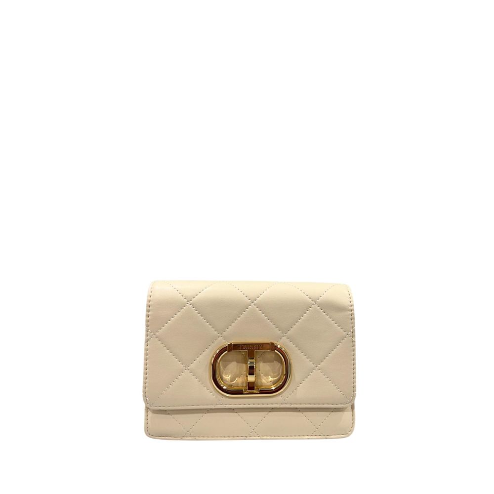 Twinset Beige PU Women Crossbody Bag