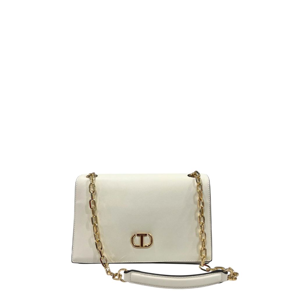 Twinset White PU Women Crossbody