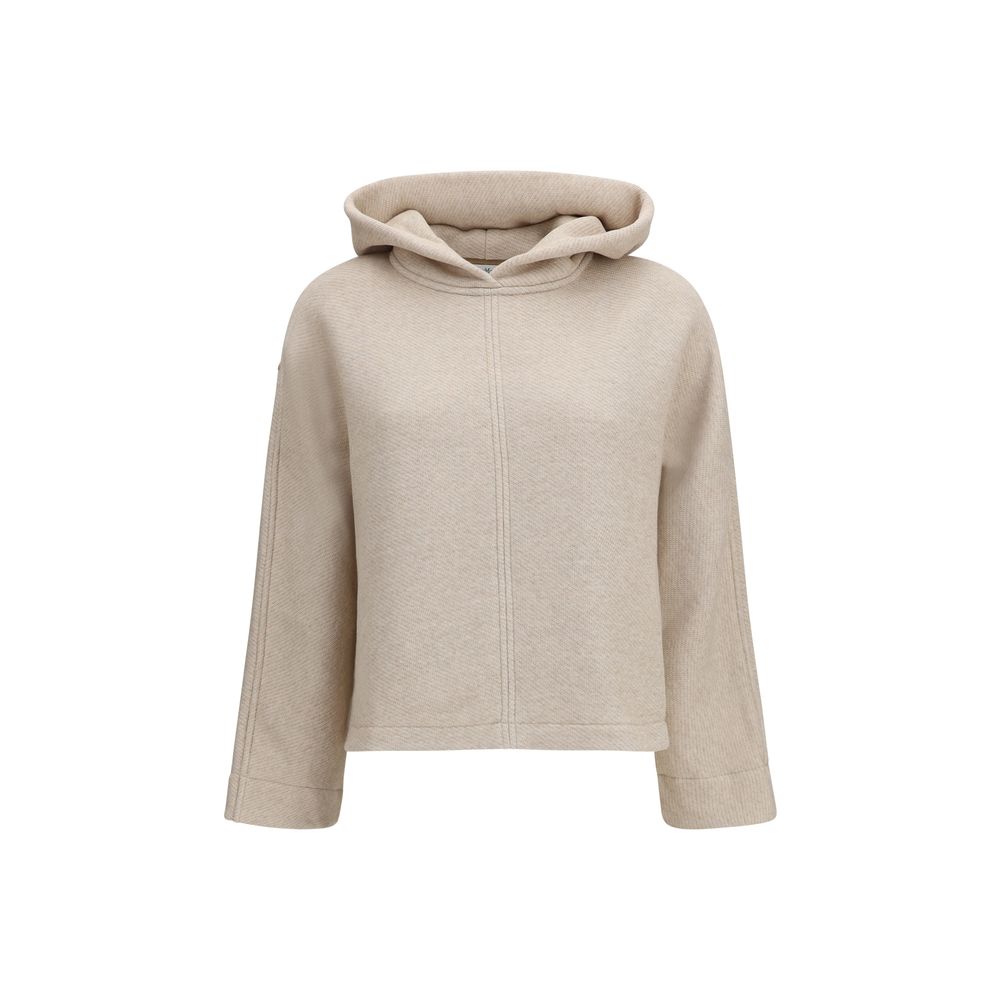 Max Mara Pure Beige Cotton Sweatshirt