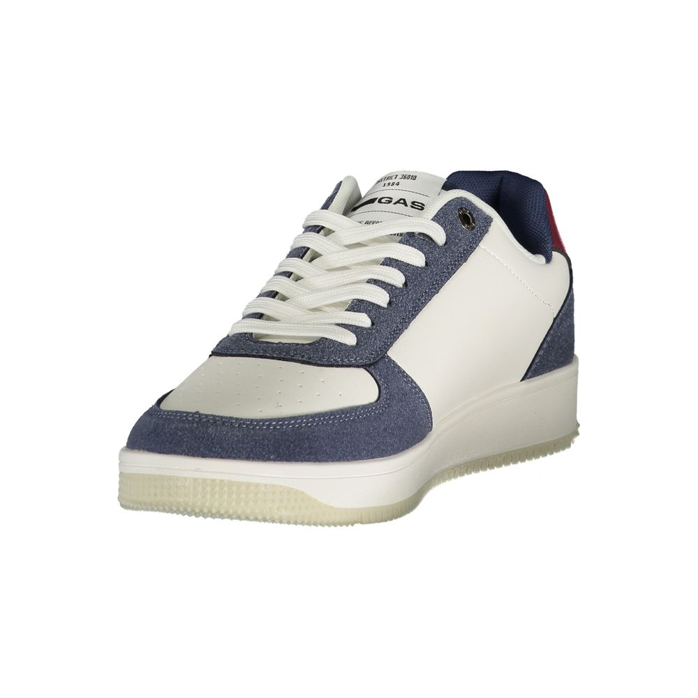 Gas White Polyurethane Men Sneaker