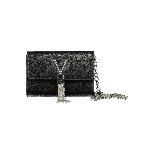 Mario Valentino Black Polyurethane Women Handbag