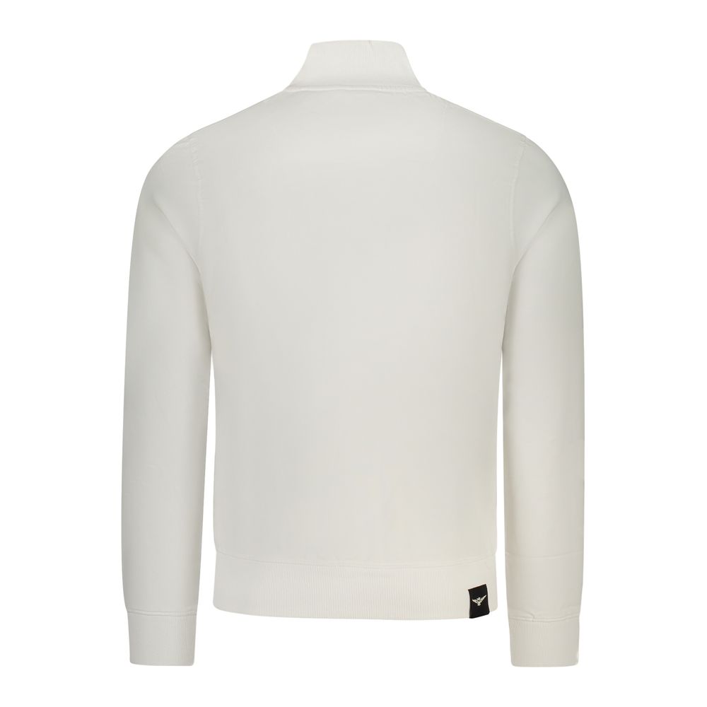 Accademia Militare White Cotton Men's Sweatshirt