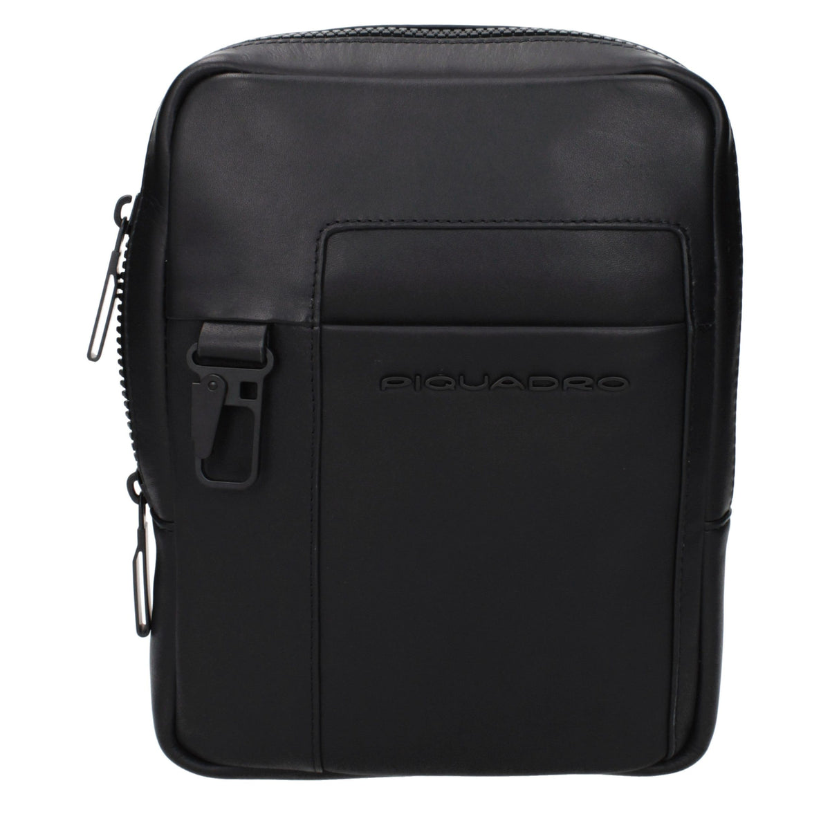 Piquadro Black Leather Crossbody Bag