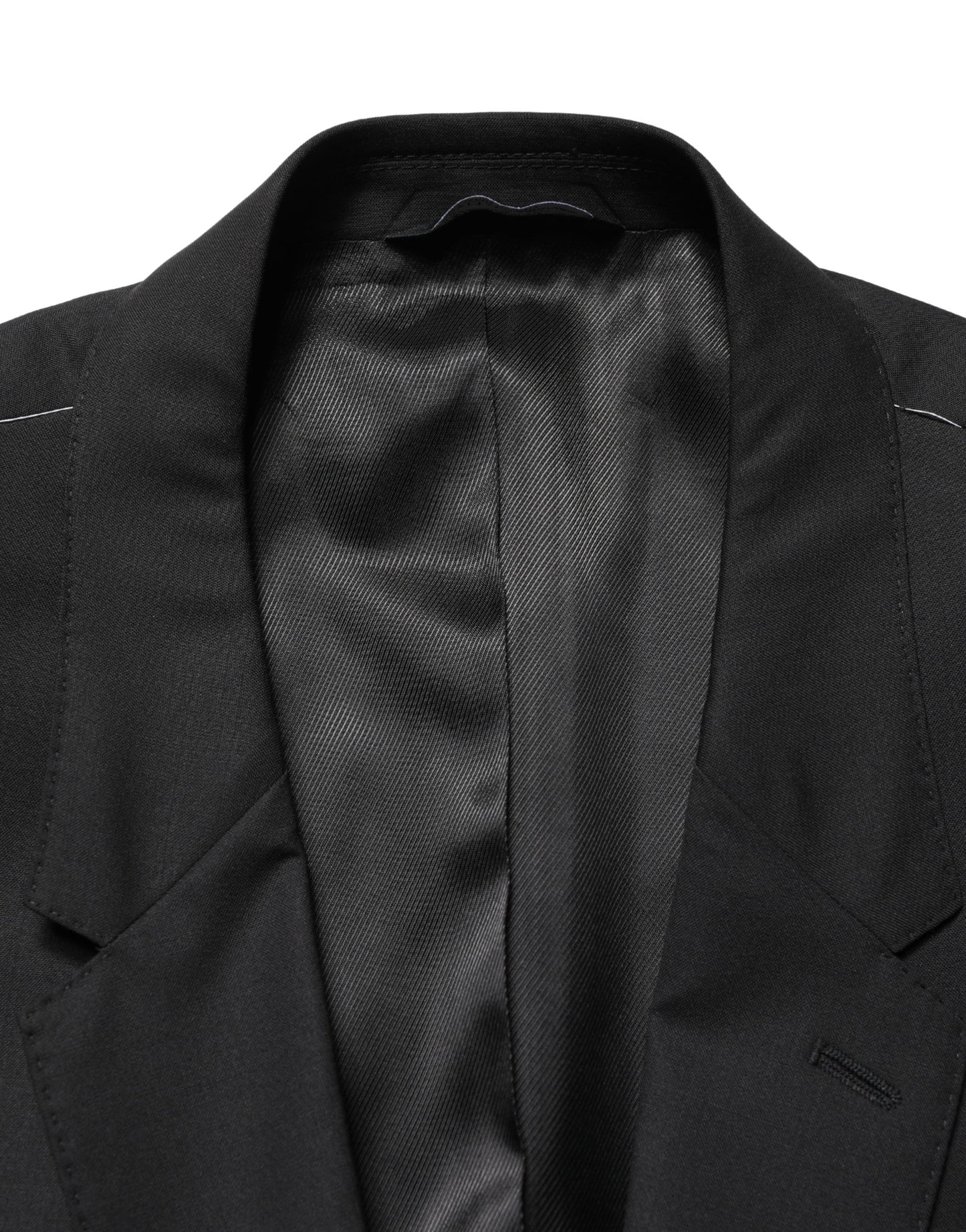 Dolce & Gabbana Black Single Breasted 2 Button Suit Jacket