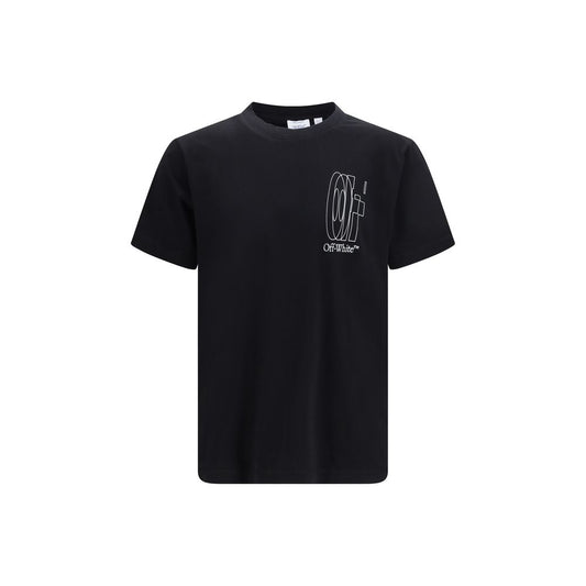 Off-White Black Cotton T-Shirt