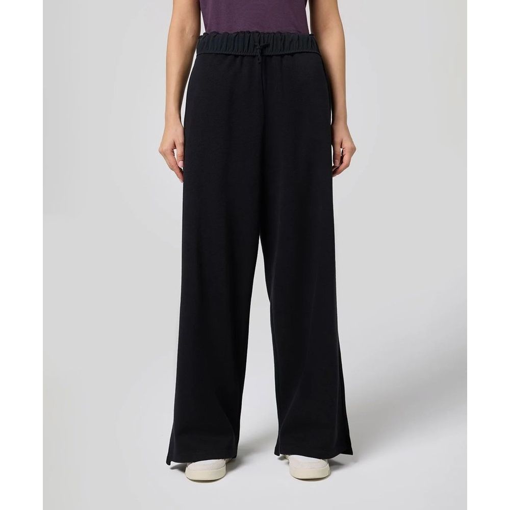 Champion Black Cotton Casual Pants