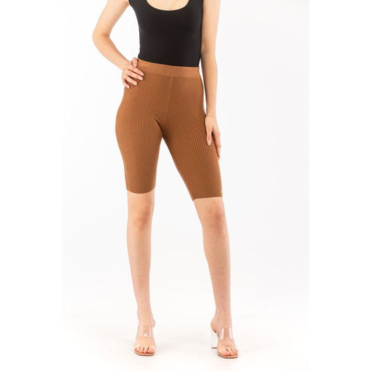 Elisabetta Franchi Brown Lyocell Knee Length