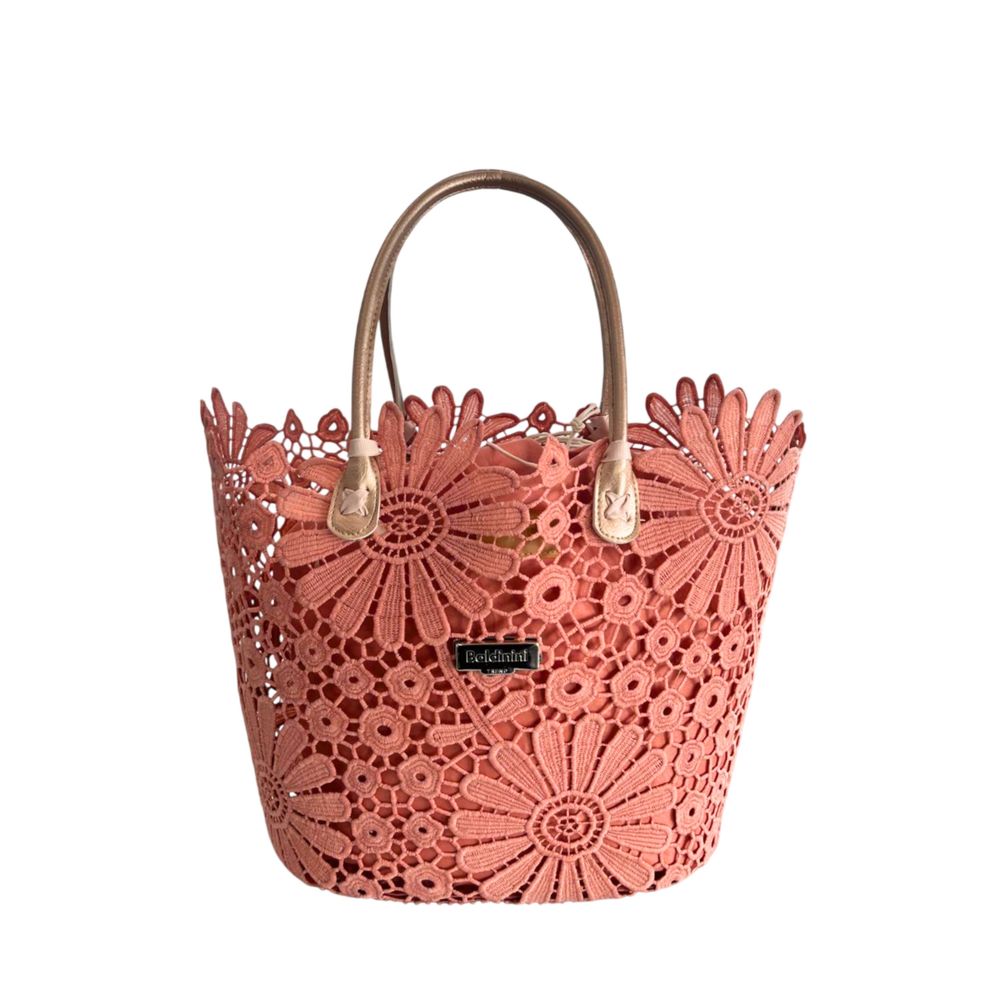 Baldinini Trend Pink PU Women Handbag