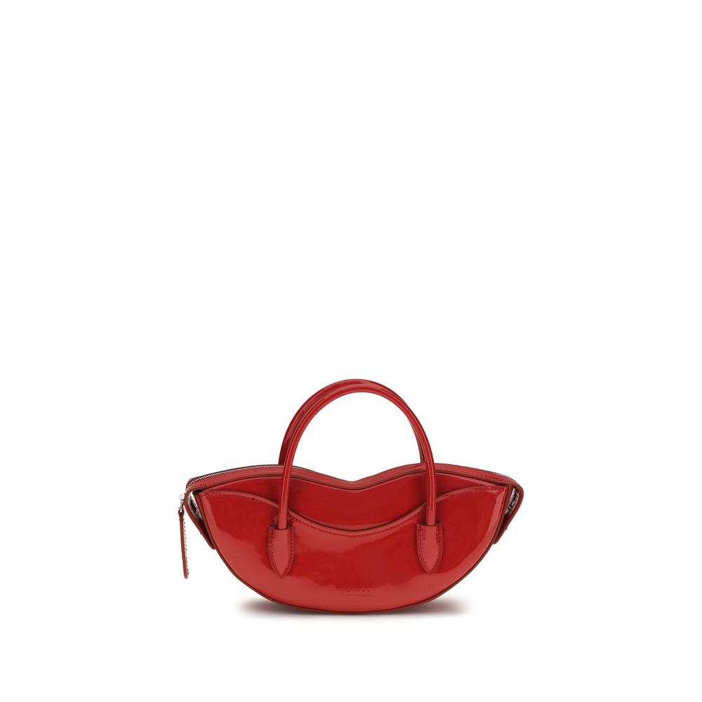 Fiorucci Red Calf Leather Bos Taurus Shoulder Bag