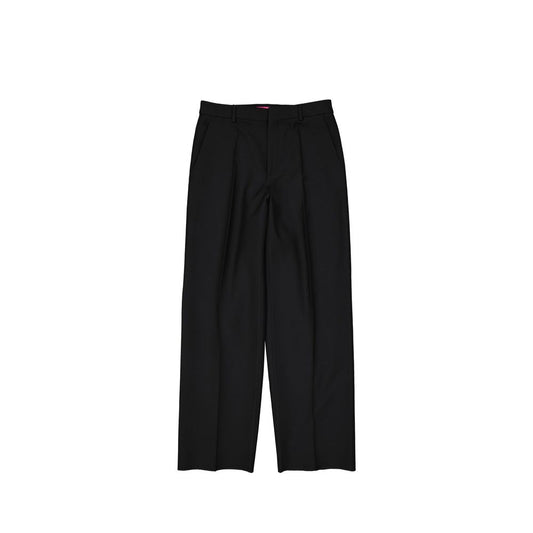 Valentino Garavani Black Silk Flared Pants