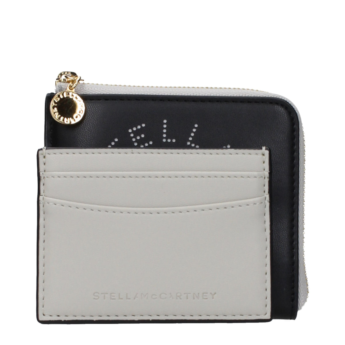 Stella McCartney Black Leather Wallet