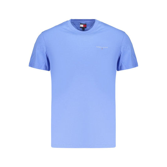 Tommy Hilfiger Light Blue Cotton Men's T-Shirt