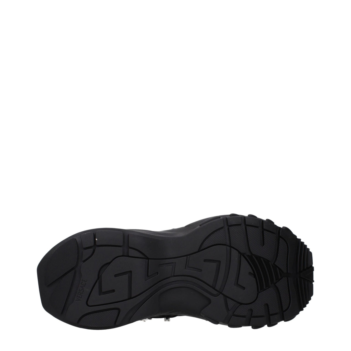 Versace Black Fabric Sneakers