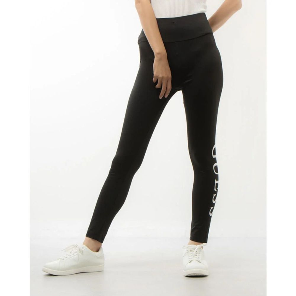 Guess Black Polyester Leggings