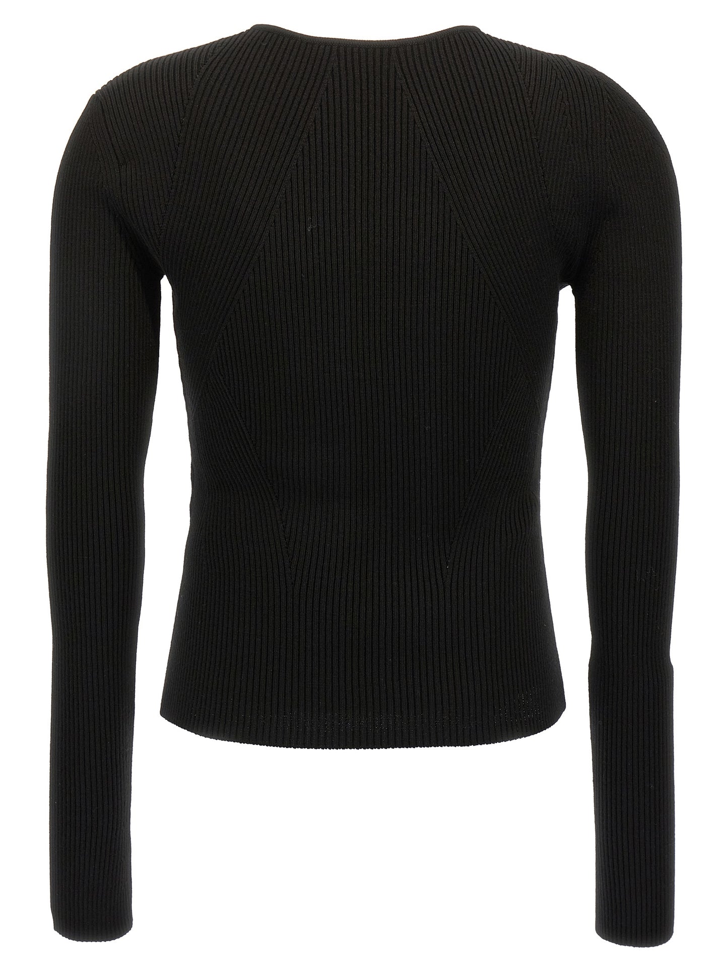 Alexander McQueen Black Wool Cardigan
