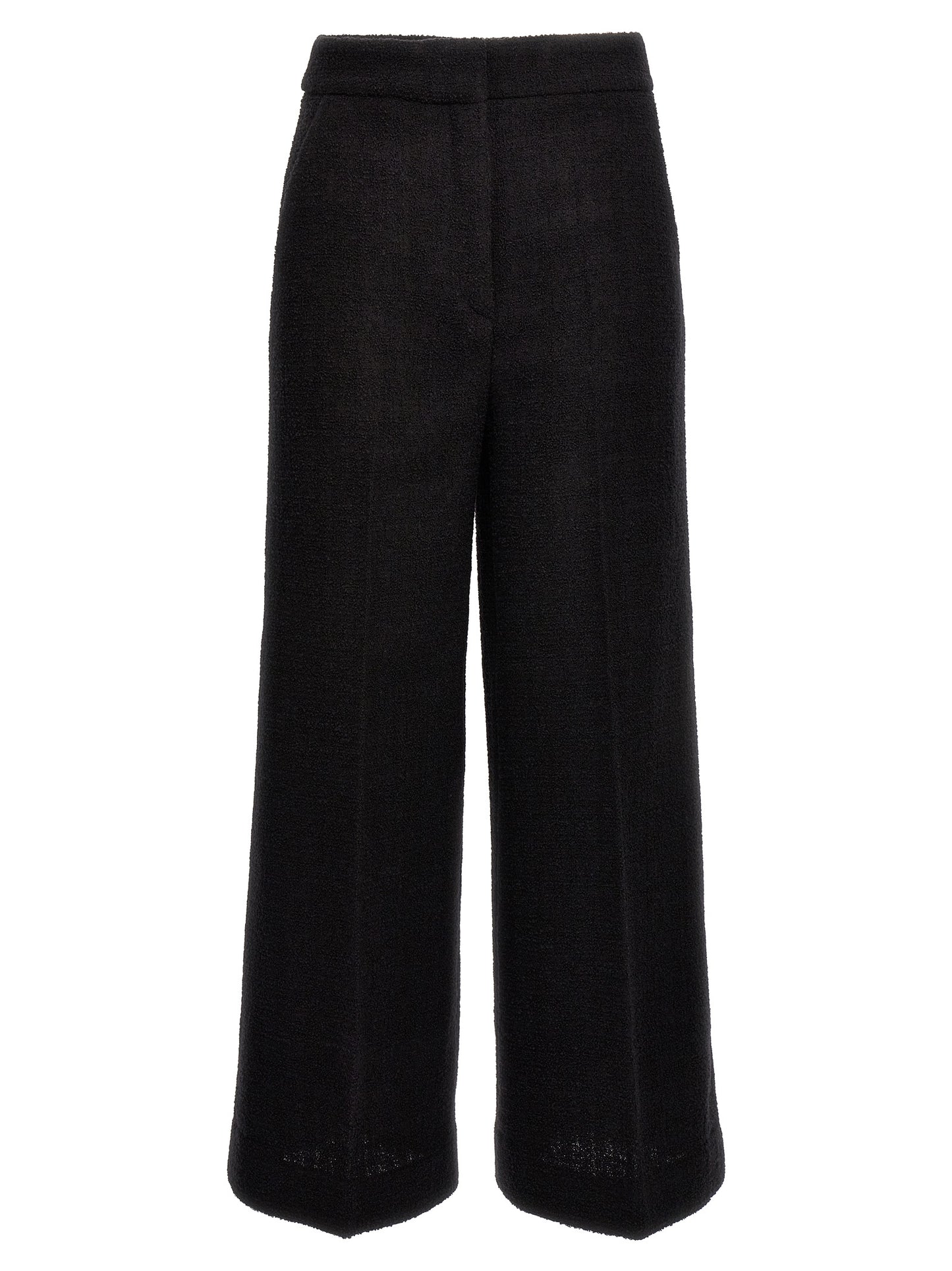 Moschino Black Wool Cropped Pants