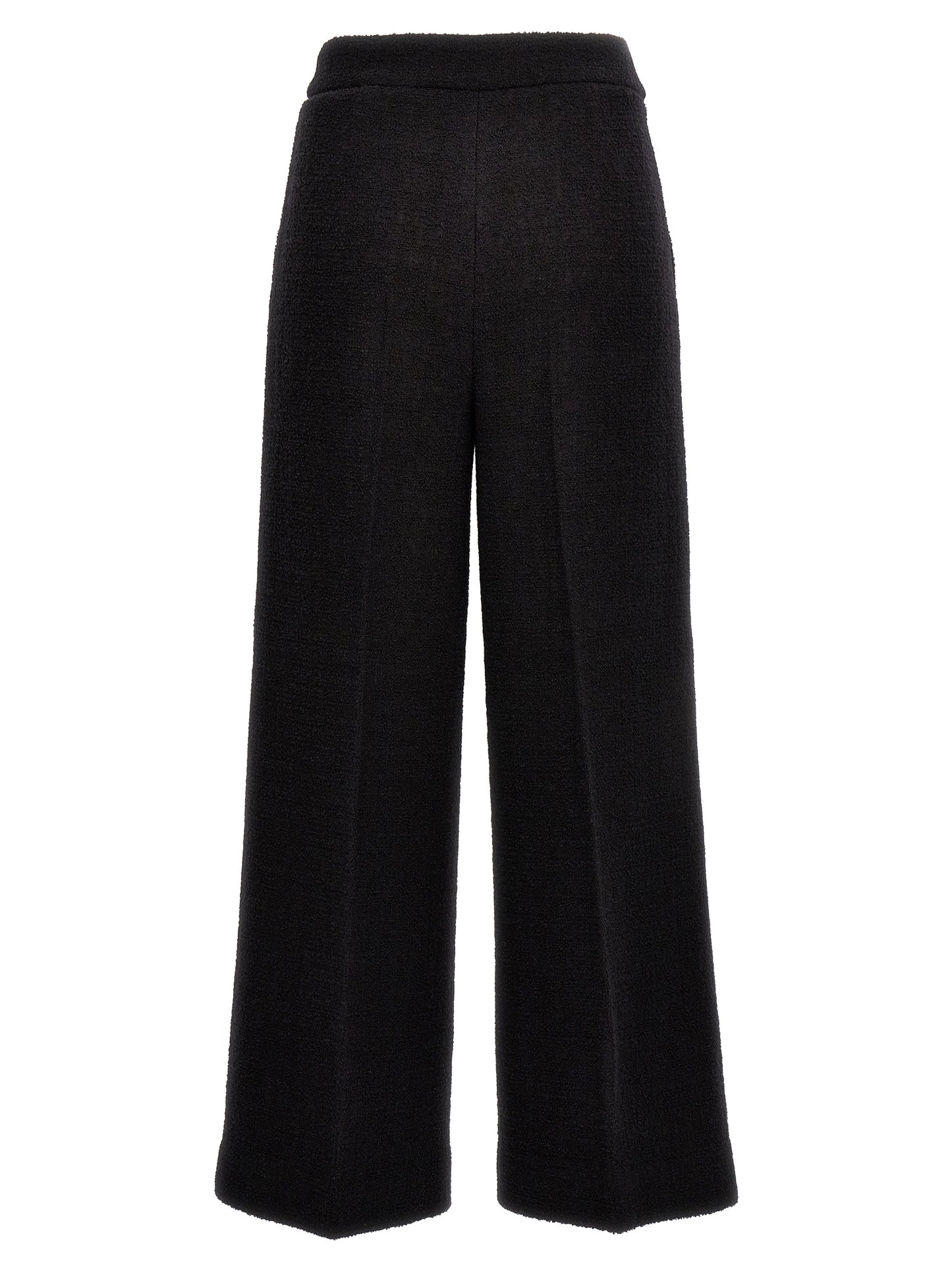 Moschino Black Wool Cropped Pants