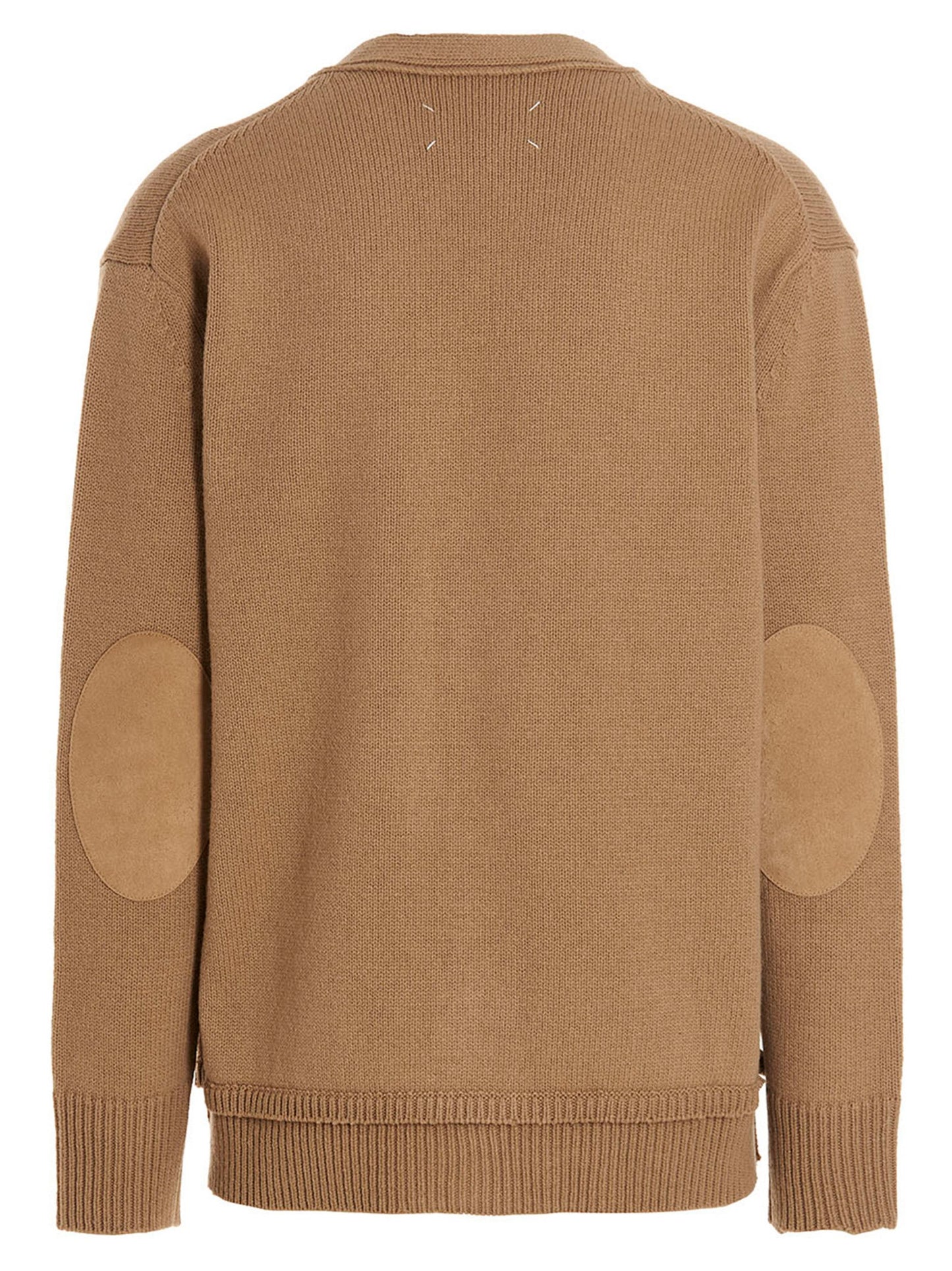 Maison Margiela Beige Wool Cardigan