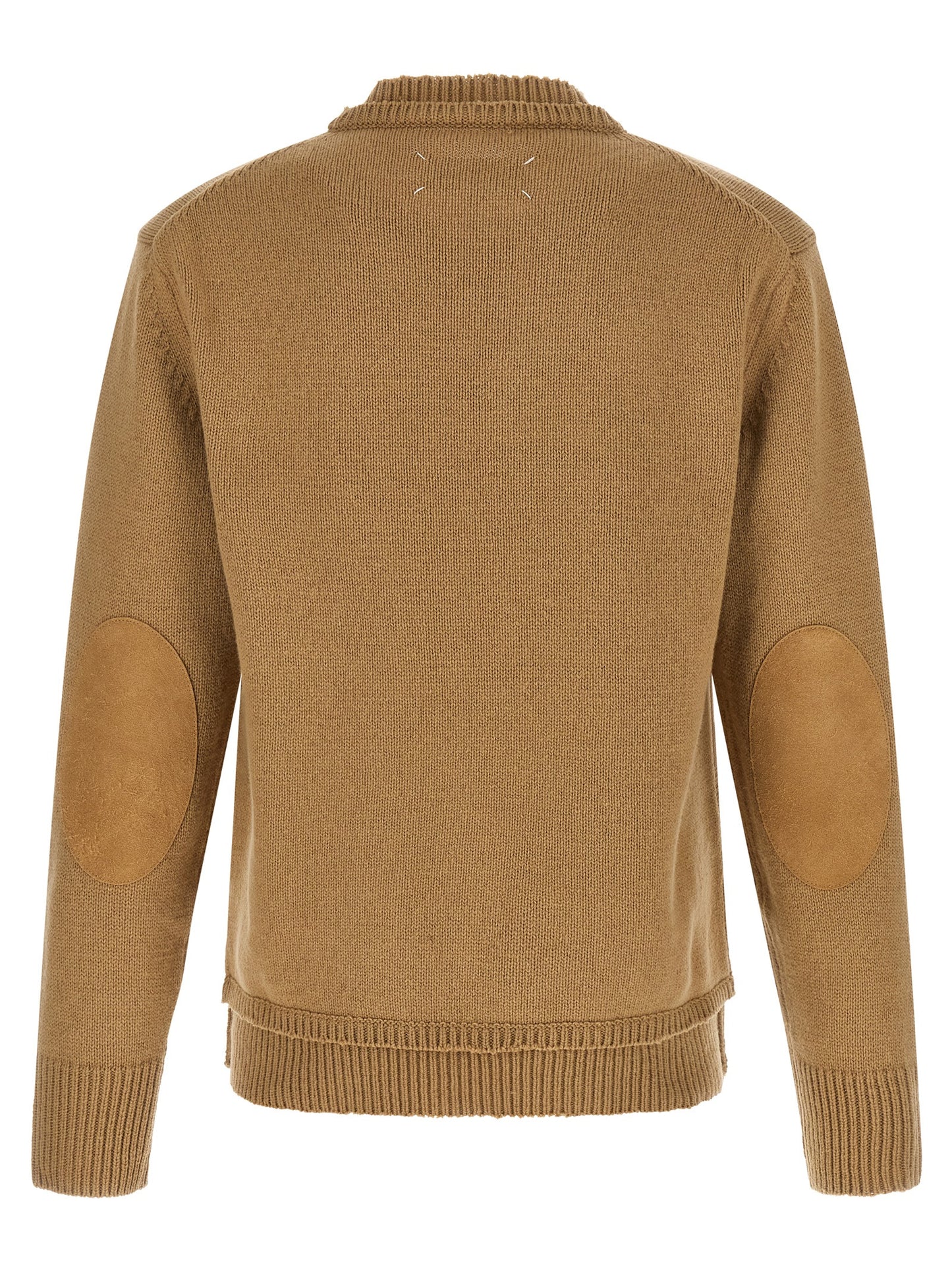Maison Margiela Beige Wool Cardigan