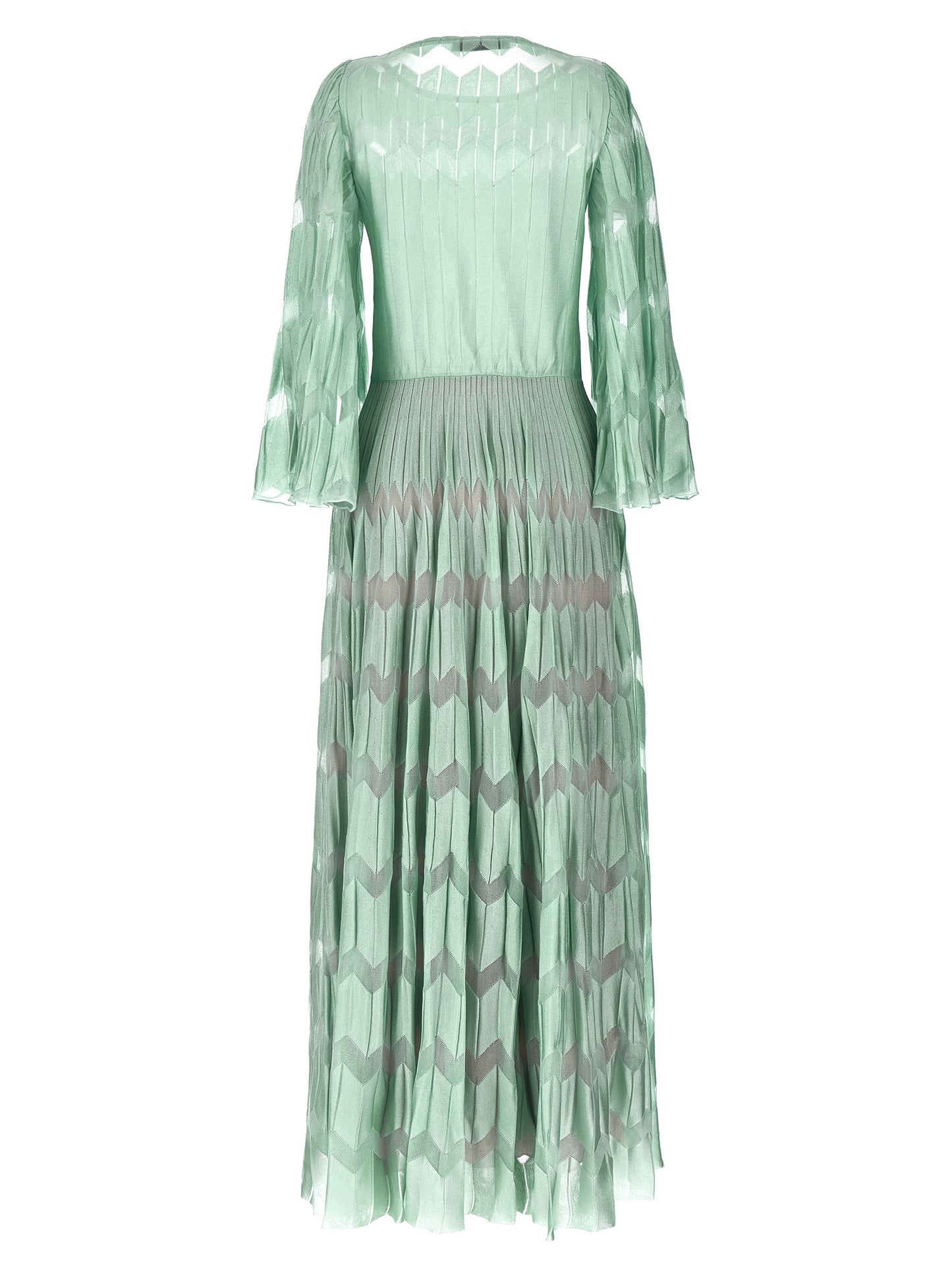 ANTONINO VALENTI Bicolor Viscose Long Dress