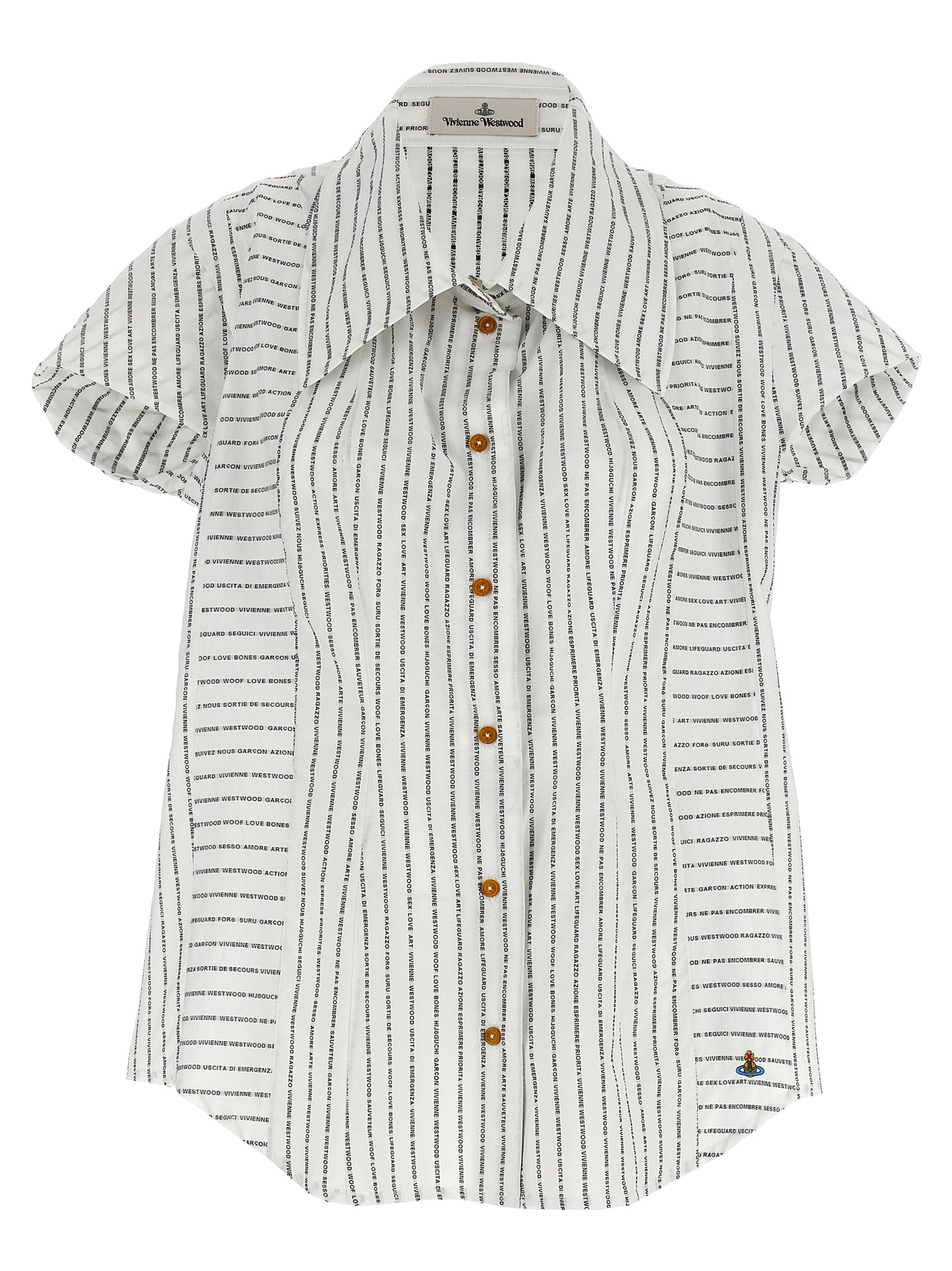 Vivienne Westwood Bicolor Cotton Blouse