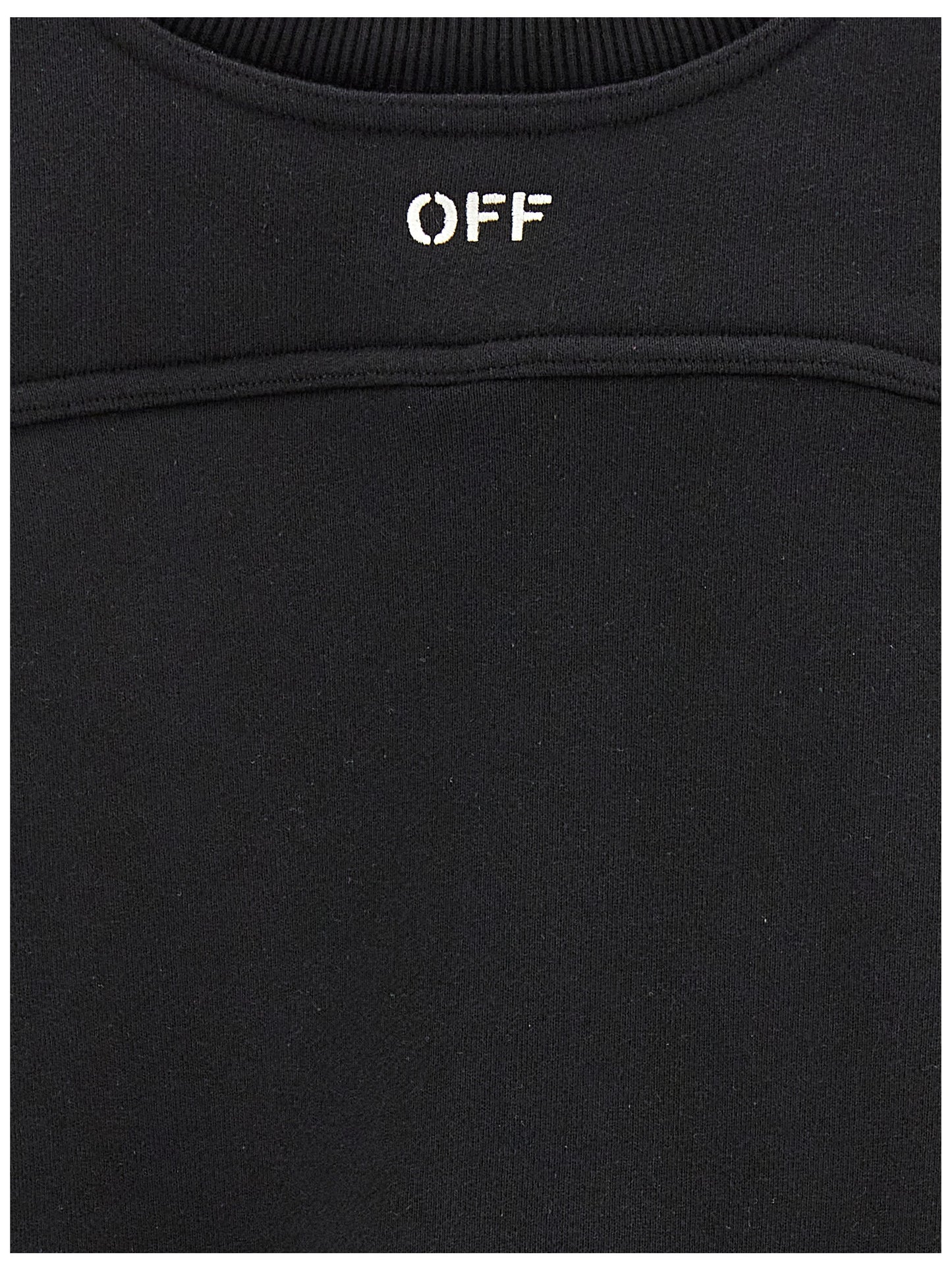Off-White Bicolor Cotton Sweatshirt